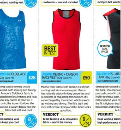 Ashmei Race Vest - Best in Test