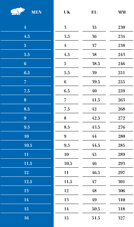 sizing-chart-karhu-mens-2016
